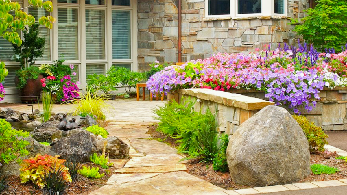 How to Landscape with Rocks and Stones in the Yards_